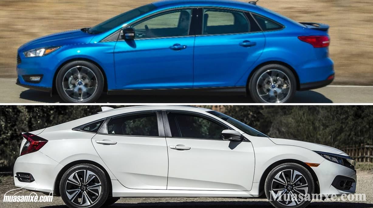 So sánh, đánh giá xe Ford Focus và Honda Civic 2017