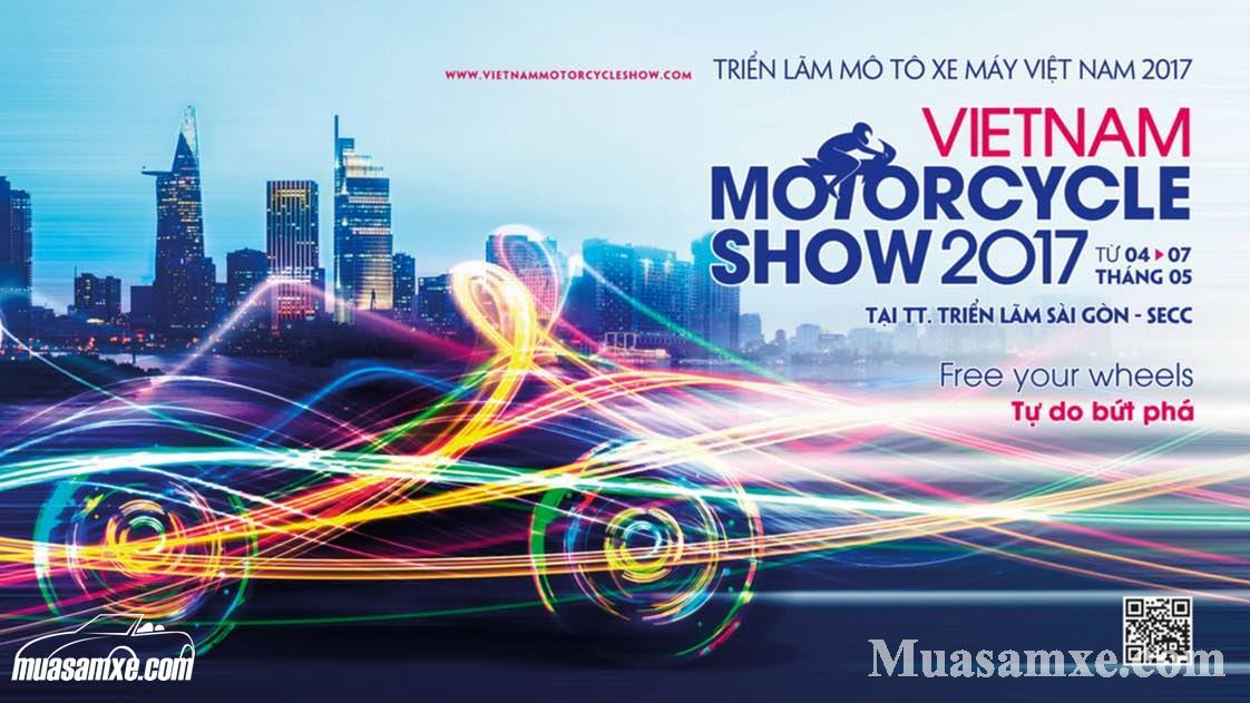 Vietnam Motorcycle Show 2017 thu hút 10 nhà sản xuất tham gia