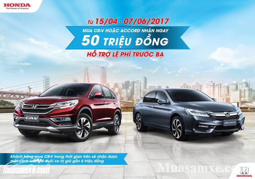 Honda Việt Nam khuyến mãi lớn dành cho Accord và CR-V