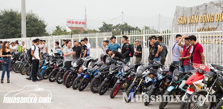 Hơn 100 xe Suzuki Raider hội tụ tại Hà Nội trong ngày offline 1