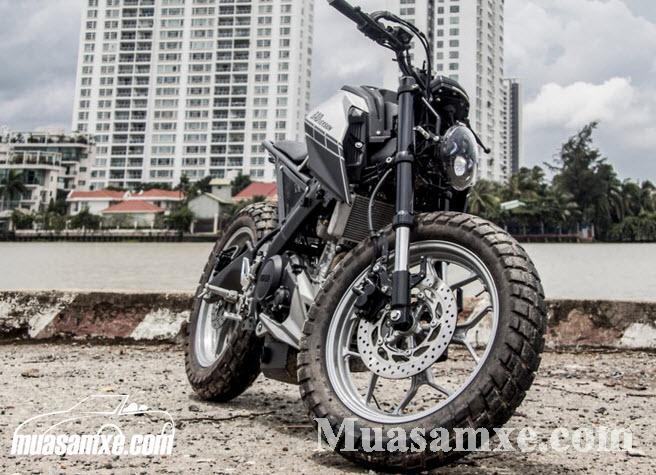 Ngắm Yamaha TFX 150 độ phong cách tracker cực chất của biker Sài Thành 1