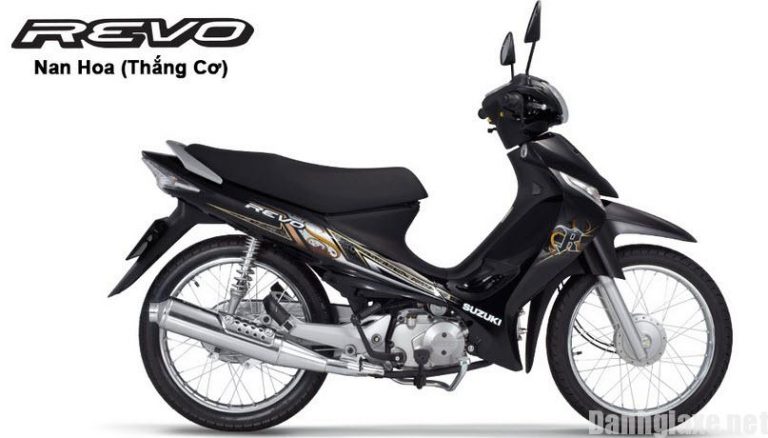 Suzuki Revo 110 2019 phiên bản nan hoa màu đen