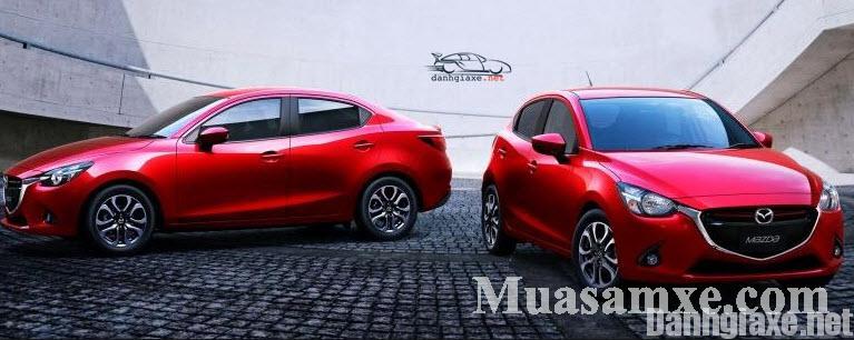  Revise Mazda 2 2016, ¿debería comprar Mazda2 2016 sedán o hatchback?  - MuasamXe.com
