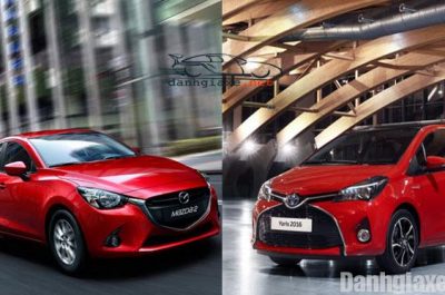 So sánh Toyota Yaris 2016 và Mazda 2 2016 về thiết kế & vận hành