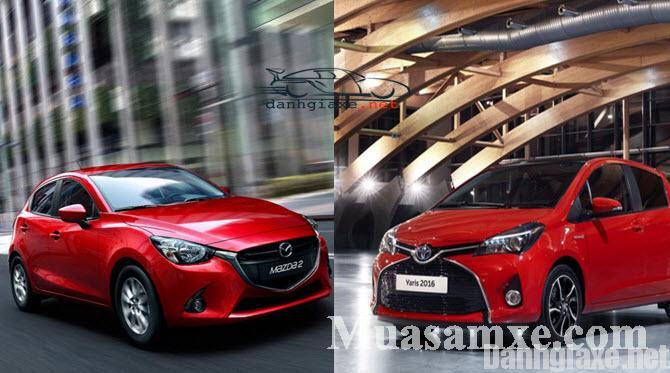  Compara Toyota Yaris 2016 y Mazda 2 2016 en términos de diseño