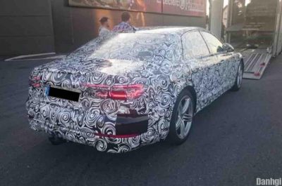 Audi A8 2018 lộ hình ảnh trên đường chạy thử
