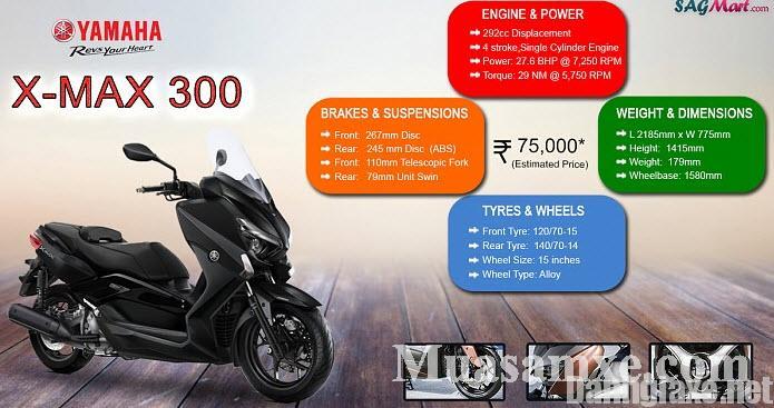 Yamaha XMAX 300 mở bán lựa chọn khác ngoài Honda SH 350i  Xe máy