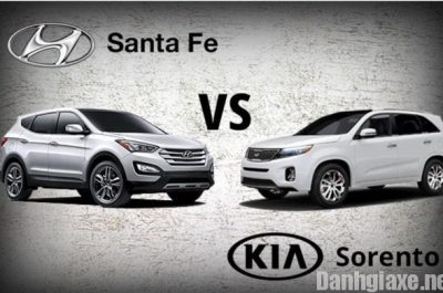 Đánh giá, so sánh Kia Sorento và Hyundai SantaFe 2017 mẫu mới