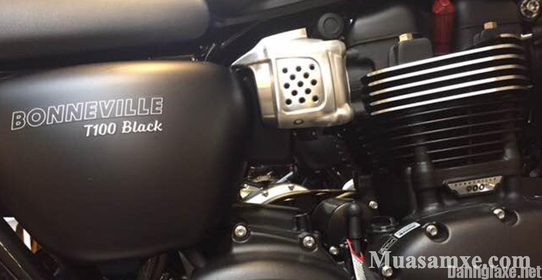 Triumph Bonneville T100 Black 2017 chuẩn bị về Việt Nam