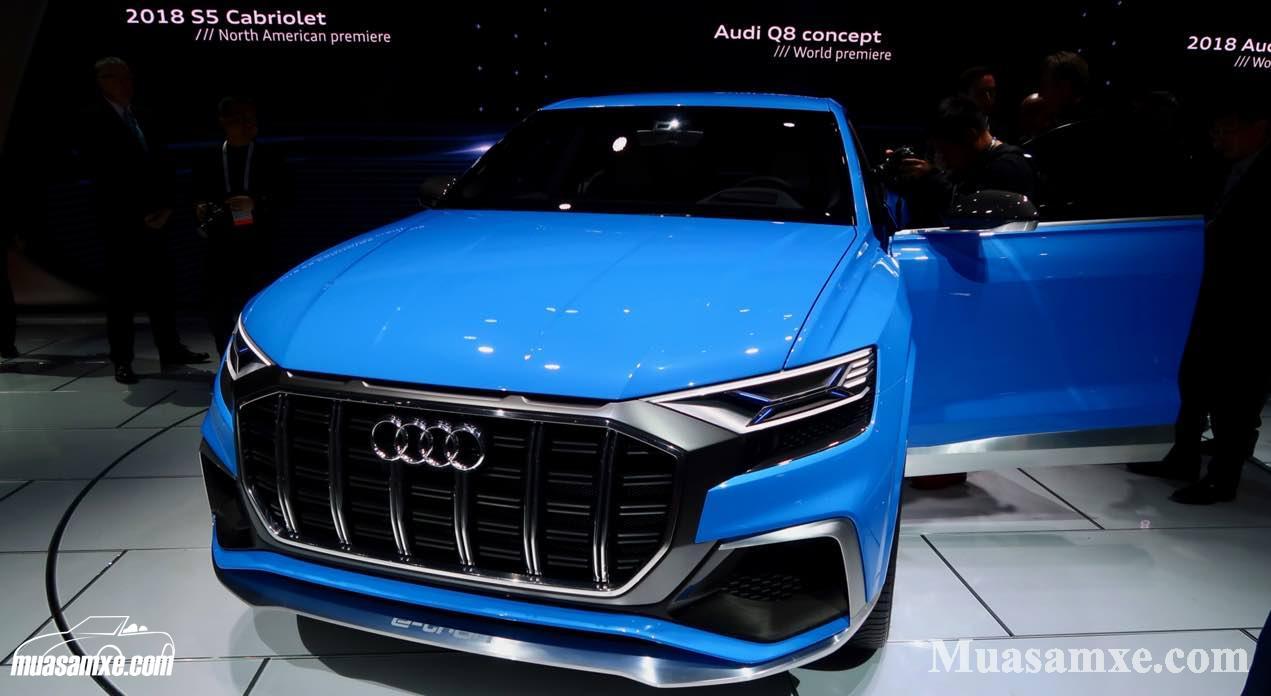 Cận cảnh Audi Q8 2017 về thiết kế nội ngoại thất cực kỳ sang trọng