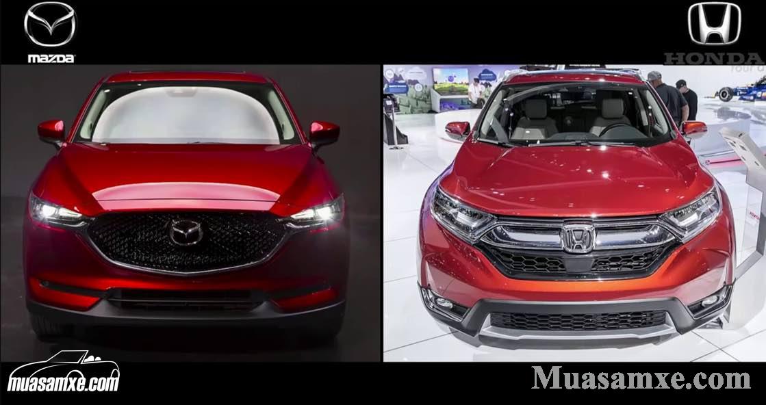 Xe Crossover tại Việt Nam: Chọn Mazda CX5 hay Honda CR-V 2017?