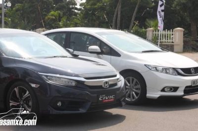 So sánh Honda Civic 2017 thế hệ thứ 10 và Honda Civic thế hệ thứ 9