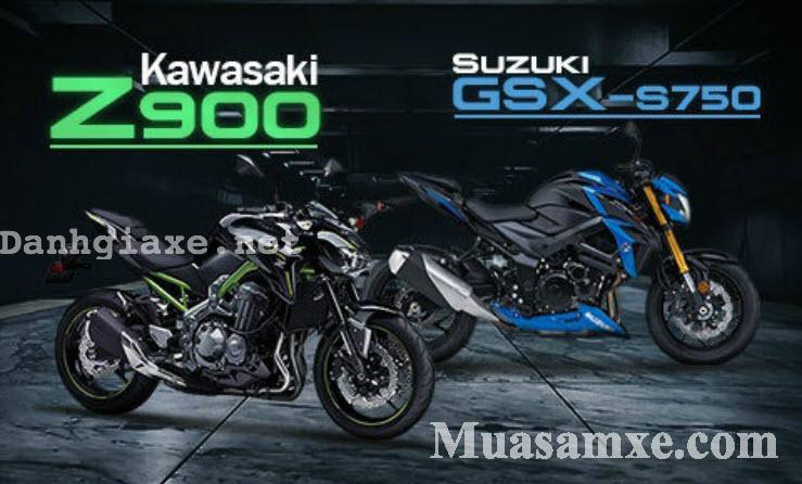 So sánh nên mua Suzuki GSX-S750 hay Kawasaki Z900, xe nào tốt hơn?