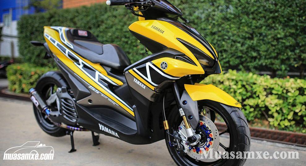 Ngắm Yamaha NVX độ với gam màu vàng cùng đồ chơi hiệu cực chất 7