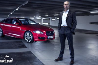 Jose Mourinho lịch lãm đóng phim cùng Jaguar XJ mẫu sedan sang trọng
