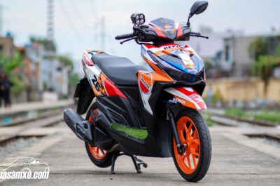 Ngắm xe Honda Click 125i độ phong cách Repsol Honda Team cực chất