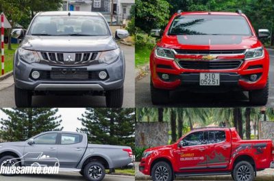 So sánh nên mua Chevrolet Colorado 2017 hay Mitsubishi Triton 2017?