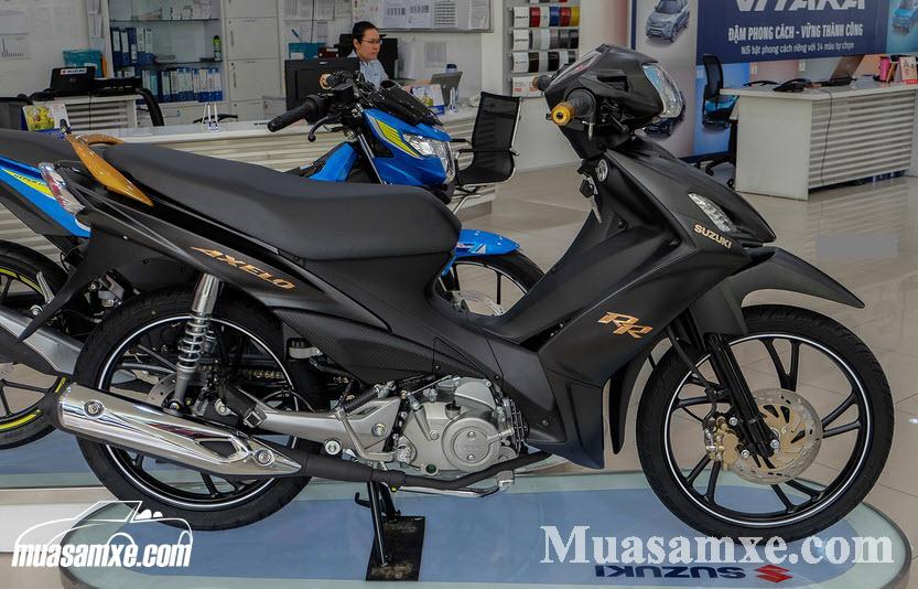 Đánh giá xe Suzuki Axelo 2017 màu đen nhám cùng ảnh chi tiết - MuasamXe.com