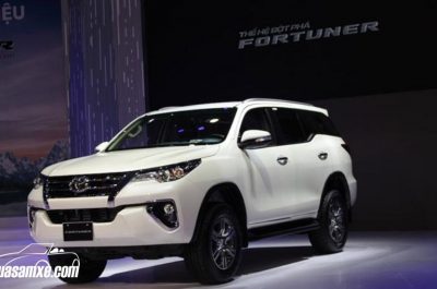 Doanh số Toyota Fortuner 2017 tháng 1/2017 đạt hơn 1.200 xe