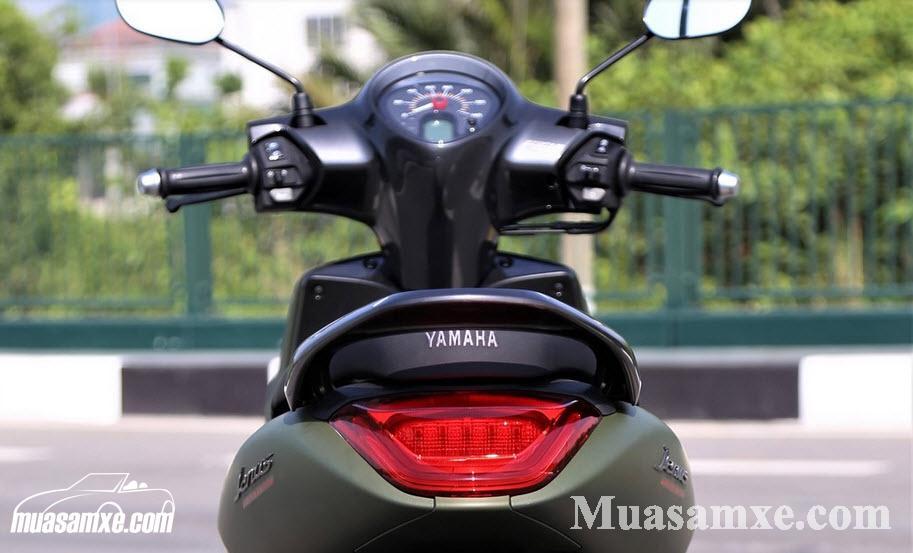 Ảnh chi tiết Yamaha Janus màu xanh quân đội qua góc chụp thực tế ...