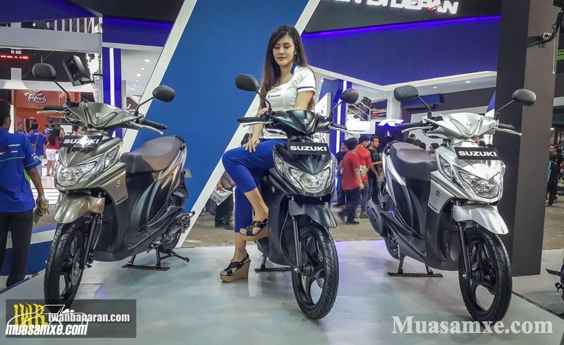 Suzuki Address 2017 tấn công thị trường xe tay ga giá rẻ với 10 màu mới