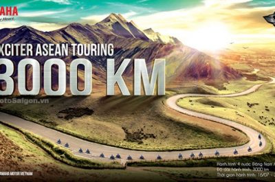 Tour phượt quốc tế dài 3.000 KM đi qua 4 nước bằng Exciter