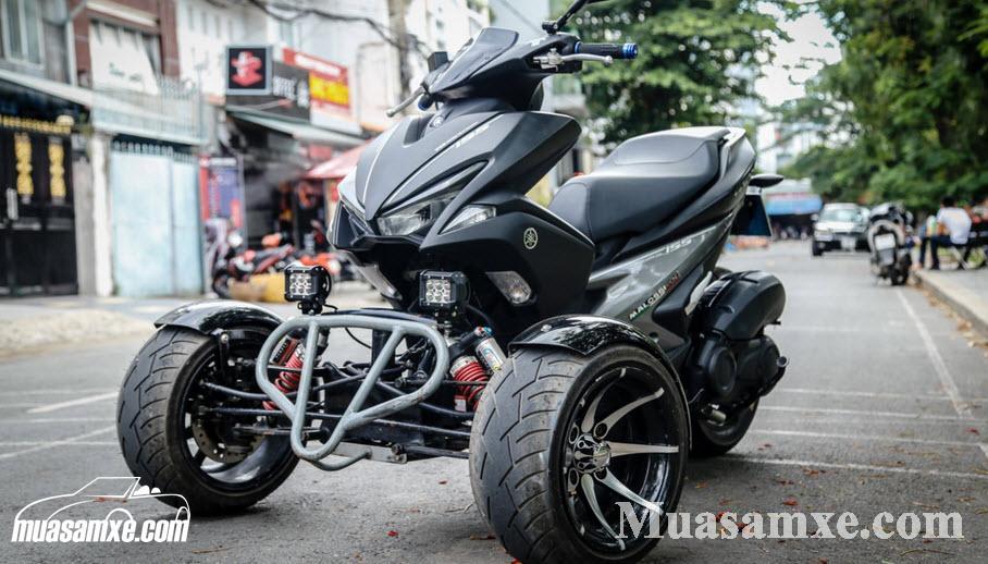Cận cảnh Yamaha NVX độ 3 bánh với trị giá hơn 45 triệu tại Sài Thành 1