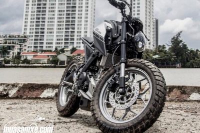 Ngắm Yamaha TFX 150 độ phong cách tracker cực chất của biker Sài Thành