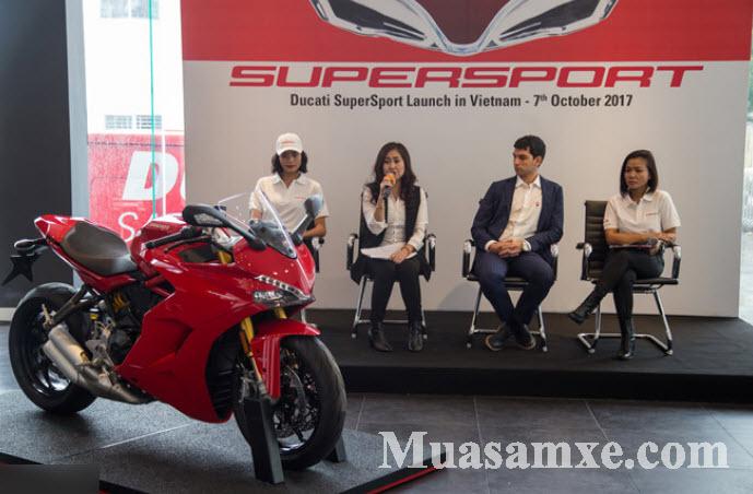 Đánh giá xe Ducati SuperSport 2018 về thiết kế vận hành & giá bán mới nhất