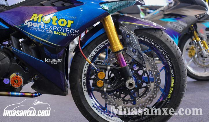 Ngắm Exciter 150 độ dàn chân với loạt đồ chơi hiệu của biker Việt 4
