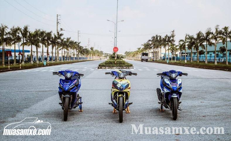 Ngắm ảnh chi tiết bộ 3 Exciter 135 độ kiểng của các biker Hà Thành 