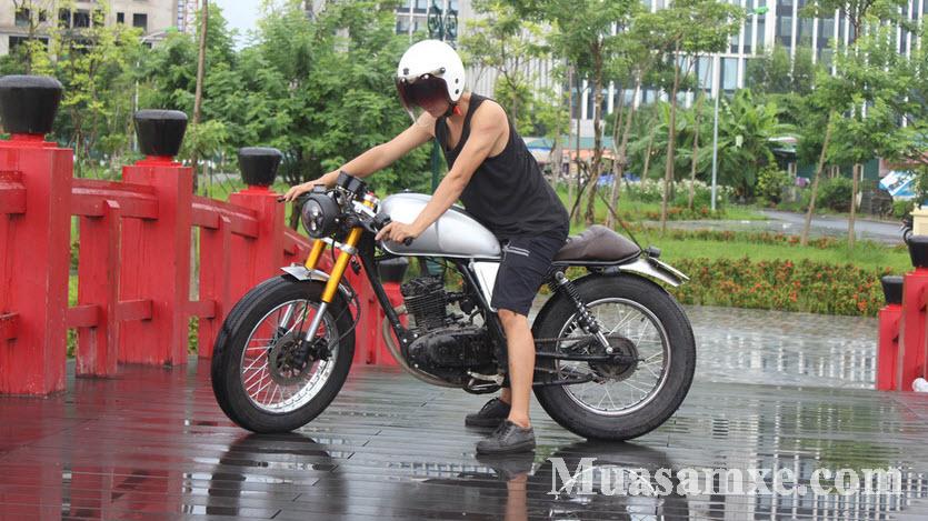 Suzuki GN125 độ Cafe Racer cực chất của Duong Doan Design  Motosaigon
