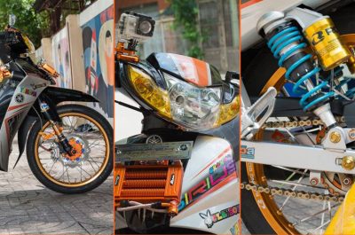 Ngắm chi tiết Sirius độ kiểng cực chất của một biker Sài Gòn