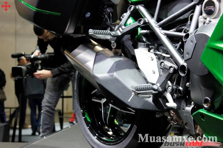 Cận cảnh Kawasaki Ninja H2 SX 2018 bản siêu nạp vừa ra mắt