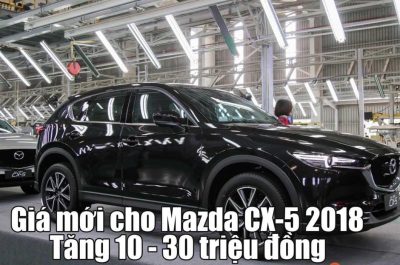 THACO điều chỉnh giá bán xe Mazda, Kia và Peugeot trong tháng 1 2018