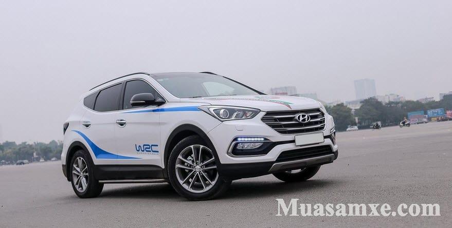 Giá lăn bánh Hyundai Santa Fe 2018 mới nhất tại Hà Nội và TP HCM