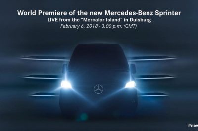 Mercedes Sprinter 2019: Xe Van thế hệ mới chuẩn bị ra mắt!
