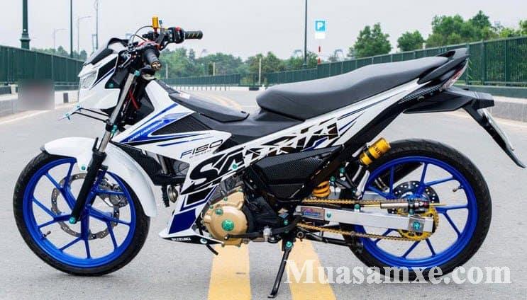 Cn cnh Suzuki Satria F150 king cc cht vi lot Cn cnh Suzuki Satria F150 king cc cht vi lot