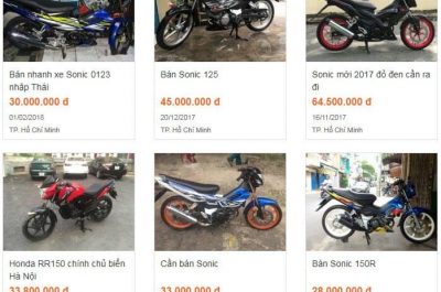 Giá xe Sonic 150R cũ năm 2018 bao nhiêu? Mua ở đâu tại Hà Nội và TP. HCM?