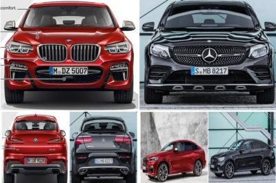 So sánh Mercedes GLC Coupe 2019 và BMW X4 2019 thế hệ mới