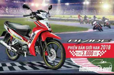 Honda Blade 110 Racing 2018 giá bao nhiêu? Có gì mới về hình ảnh thiết kế?