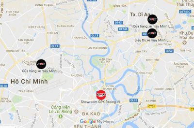 Địa chỉ đại lý GPX tại Việt Nam ở khu vực Hà Nội, TP.HCM & khu vực khác