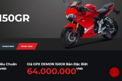 Thủ tục lãi suất mua xe GPX Demon 150GR 2019 trả góp mới nhất tại đại lý
