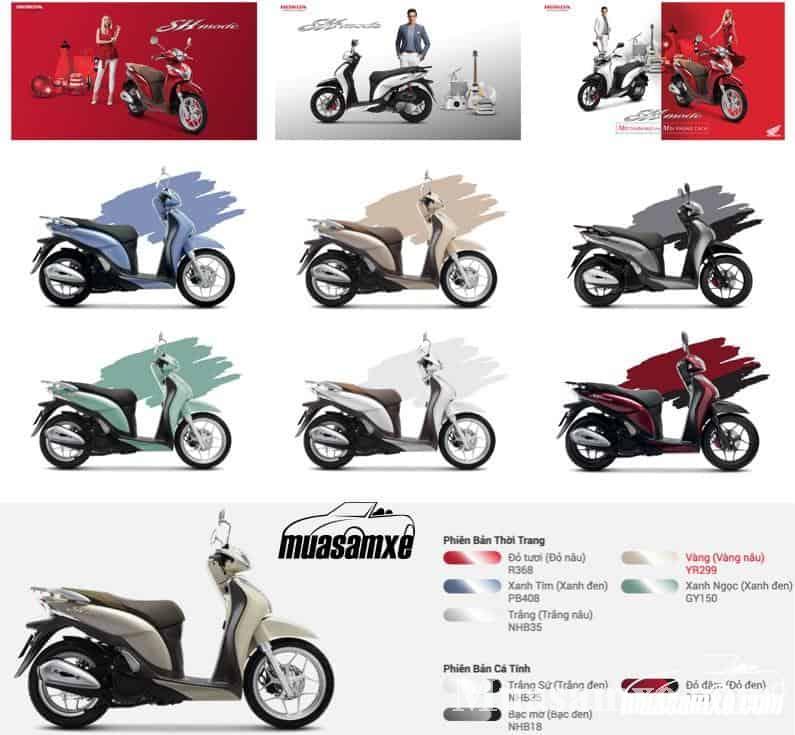 Honda SH Mode 2018 giá bao nhiêu? Nên mua màu nào đẹp nhất ...