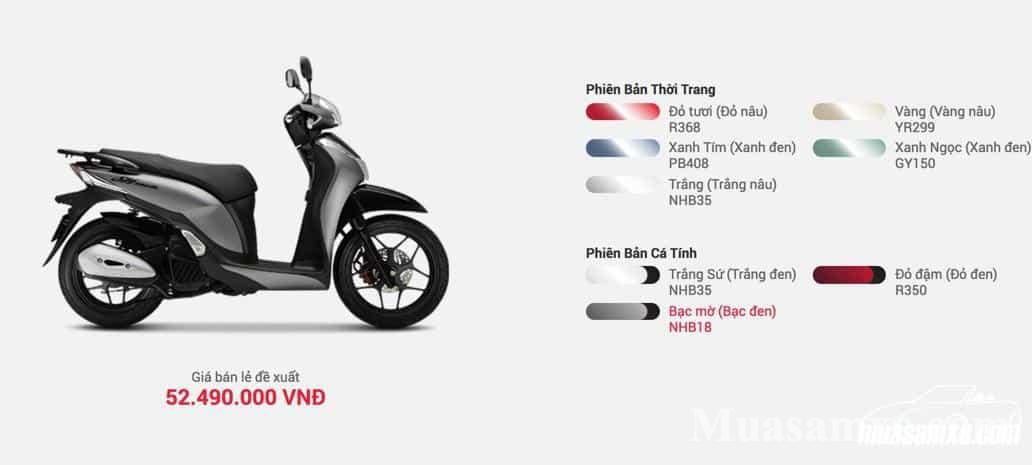 Cách chọn màu xe Honda SH Mode 2019 hợp mệnh  Kường Ngân