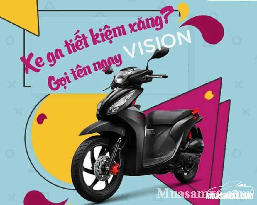 Xe Vision, Honda Vision 2019, Vision, Honda Vision, Vision 2019, giá xe Vision 2019, Vision 2018, xe ga, xe ga Honda, xe ga cho nữ
