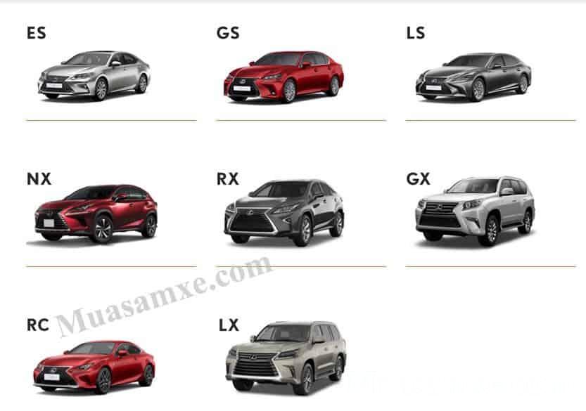Lexus, Lexus 2019, Lexus ES 250, Lexus ES300h, Lexus GS300, Lexus GS 350, Lexus 460L, Lexus NX300, Lexus RX300, Lexus RX350, Lexus RX350L, Lexus RX450H, Lexus GX460, Lexus LX570, Lexus RC300, Lexus LS 500, Lexus LS500h