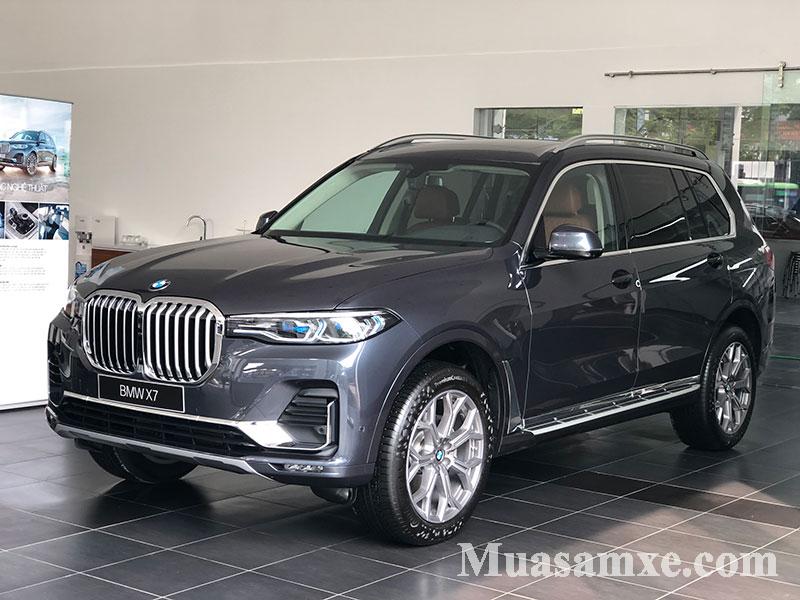 Các chi tiết thết kế mặt trước tạo cho BMW X7 2019 một diện mạo hoàn toàn mới