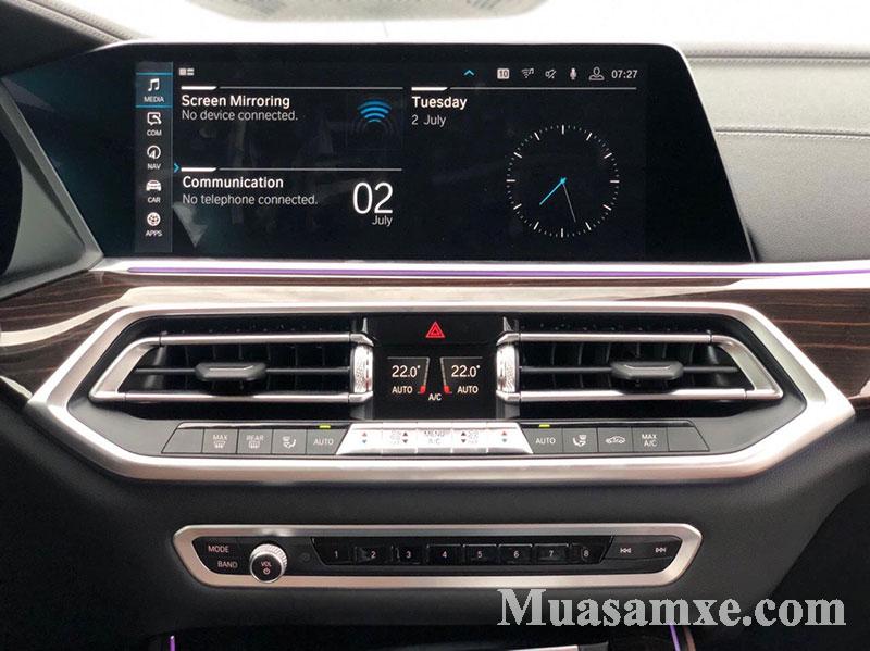 Màn hình cảm ứng trung tâm thế hệ mới trên X5 2019