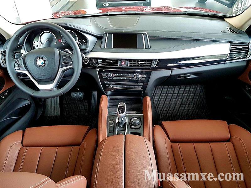 Thiết kế vô lăng ba chấu BMW X6 và cụm điều khiển trung tâm